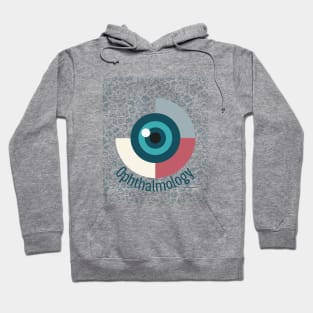 Ophthalmology with ophthalmology icons brafdesign Hoodie